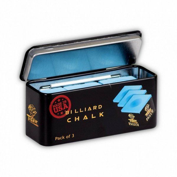 «Tiger High Performance Chalk» это инновационный мел, благодаря которому ваши удары станут более точными, а также вы уменьшите количество киксов.
Основные преимущества мела Tiger High Performance:
Мел имеет улучшенное сцепление с наклейкой и схватывается мгновенно
Не осыпается и не пачкает сукно
Мел Tiger High Performance продается в стильном металлическом кейсе, благодаря которому мел не только удобно хранить. Он станет прекрасным подарком для любителей и профессионалов бильярдного спорта.