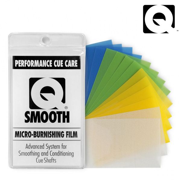 НАБОР МИКРОБУМАГИ ДЛЯ ПОЛИРОВКИ КИЯ Q SMOOTH 14ШТ. для бильярдного кия