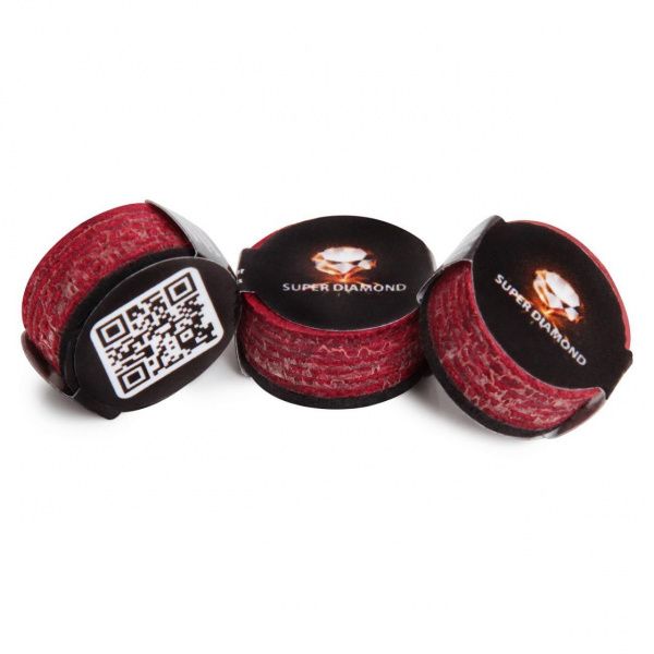 Наклейка для кия Super Diamond с фиброй ø13,2 мм medium