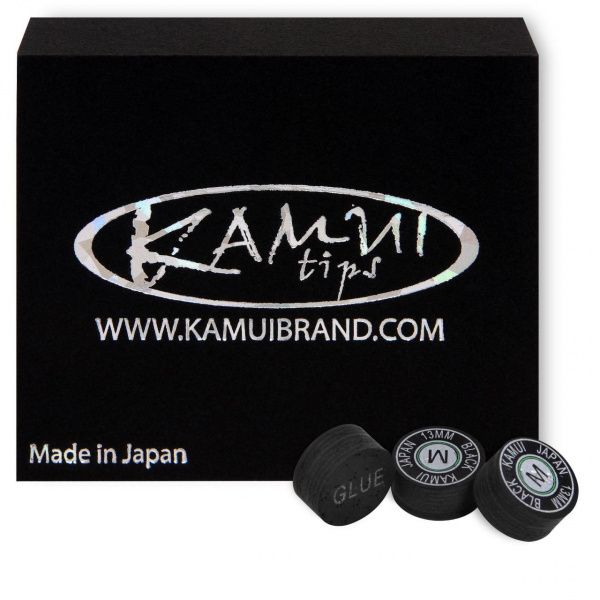Наклейка для кия "Kamui" Black 13мм Мedium