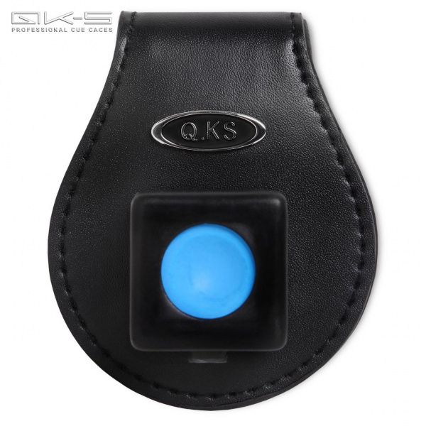 Держатель для мела QK-s x5 магнитный кожаный чёрный