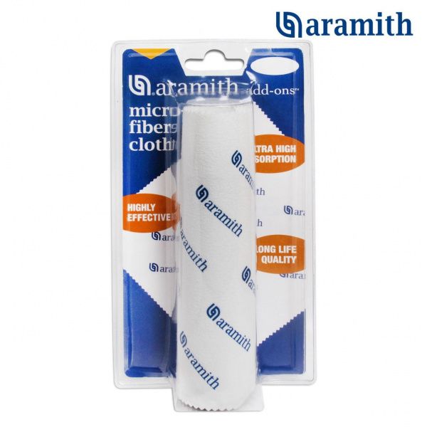 Салфетка для чистки и полировки бильярдных шаров Aramith Micro-fiber Cloth Add-ons 20х18см блистер